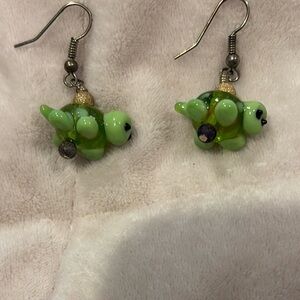 HANDMADE Turtle Earrings